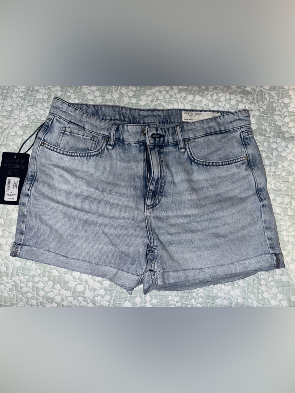 Rag & Bone Light Wash Denim Women’s Shorts